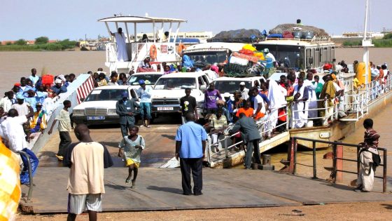 Daños en el muelle situado en Rosso Senegal causado el cese del movimiento económico en la vía internacional Mauritania-Senegal.