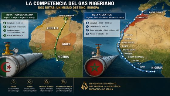 Marruecos y Argelia frente al desafío del gas nigeriano: fortalezas, riesgos y límites económicos