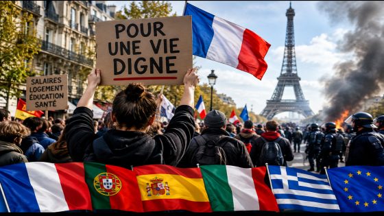 Europa ante una nueva ola de protestas: Francia marca el ritmo del descontento social. Europa ante una nueva ola de protestas: Francia marca el ritmo del descontento social.