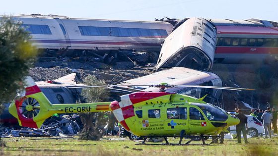España: el balance provisional de un accidente ferroviario asciende a 64 muertos
